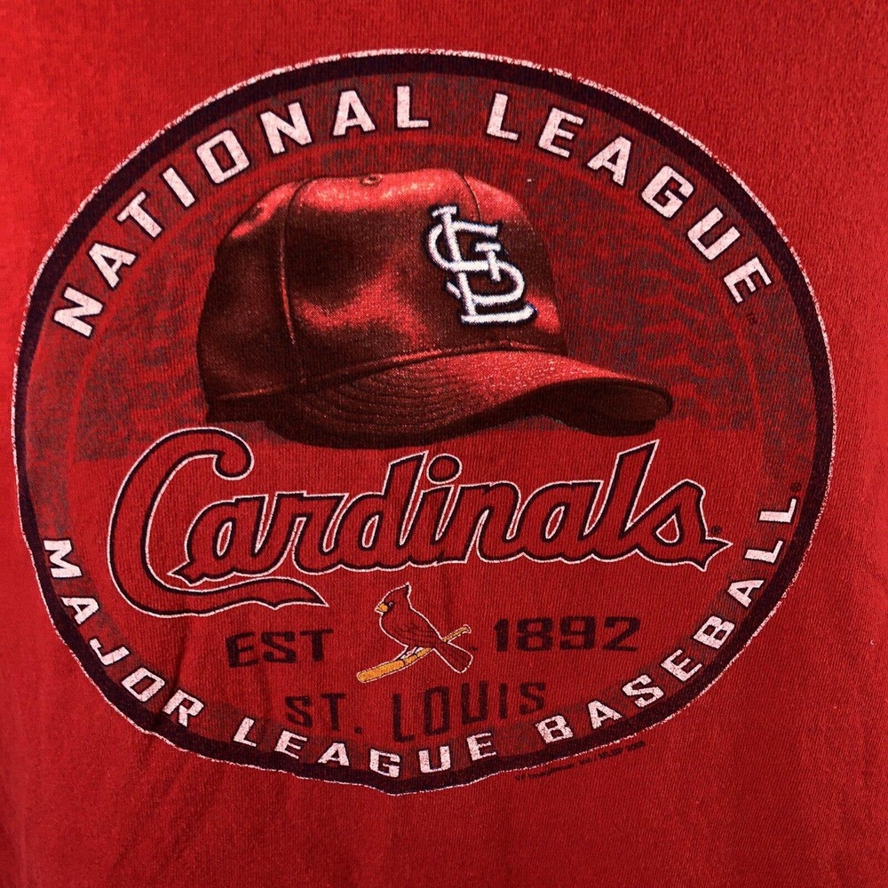 St Louis Cardinals T Shirt National League XL By CSA MLB Baseball Short Sleeve